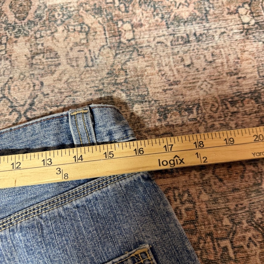 Vintage Levi Strauss Signature Carpenter Denim Shorts Size 32 Baggy Workwear Fad - Picture 5 of 7